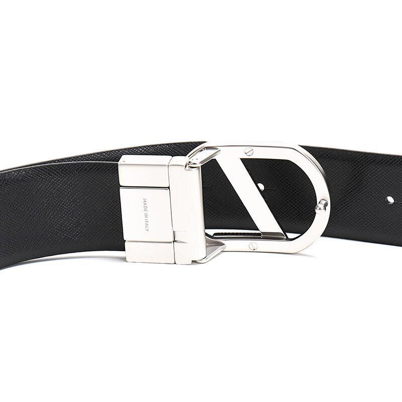 Z Zegna 杰尼亚 男士牛皮板扣式双面腰带 BRIA1A J1104C