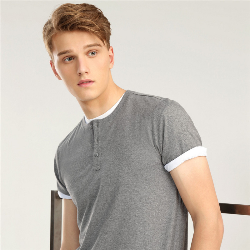 佐丹奴t恤男装历久常新纯棉亨利领短袖t恤01028214报价_参数_图片_视