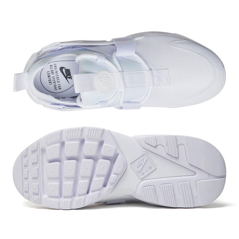 耐克nike air huarache ultra 华莱士黑白女鞋跑鞋 ah6804