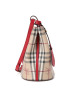 BURBERRY Lorne 经典格纹水桶包 小号 斜挎包