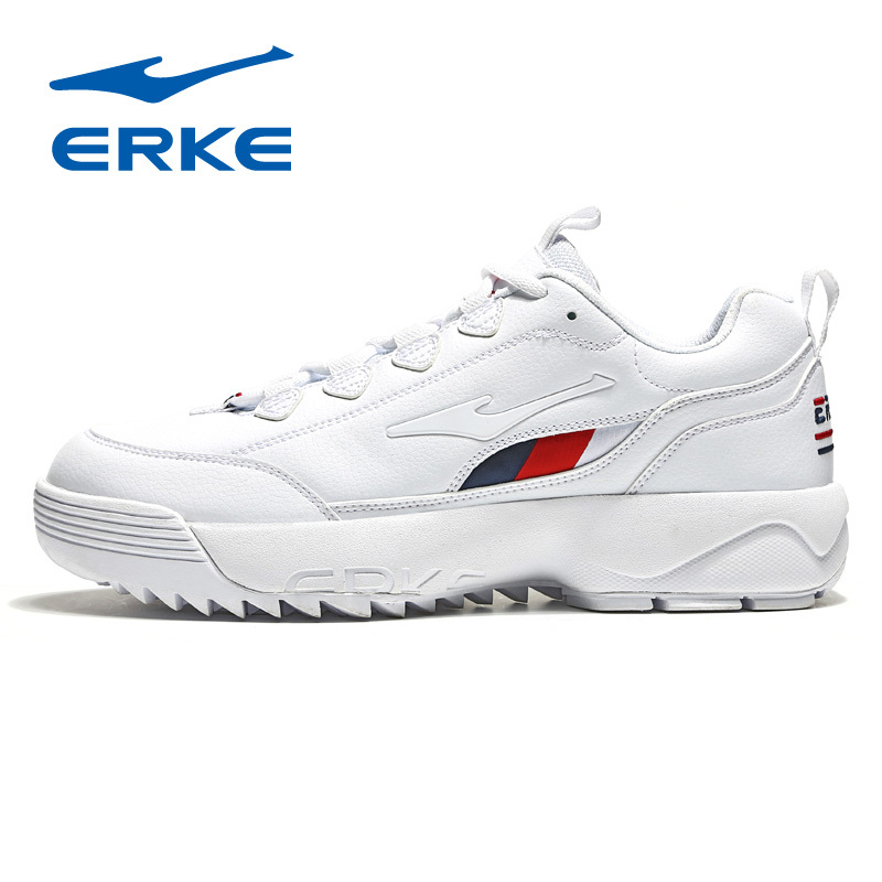 鸿星尔克(erke)男鞋秋季透气鞋子时尚跑步鞋减震潮流运动休闲鞋老爹鞋