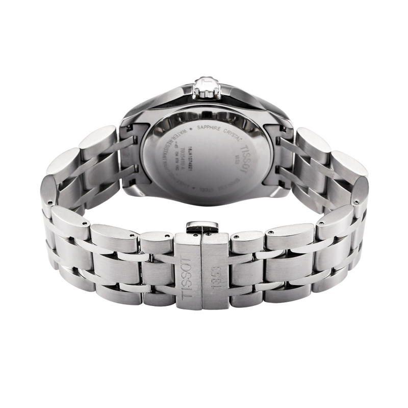 天梭(TISSOT)手表 库图系列 石英男表 带日历 时尚简约男表T035.410.11.031.00