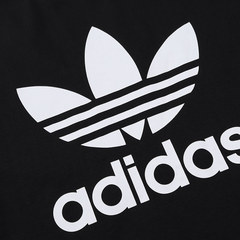 adidas阿迪达斯三叶草女装新款logo款运动休闲短袖t恤dx2323