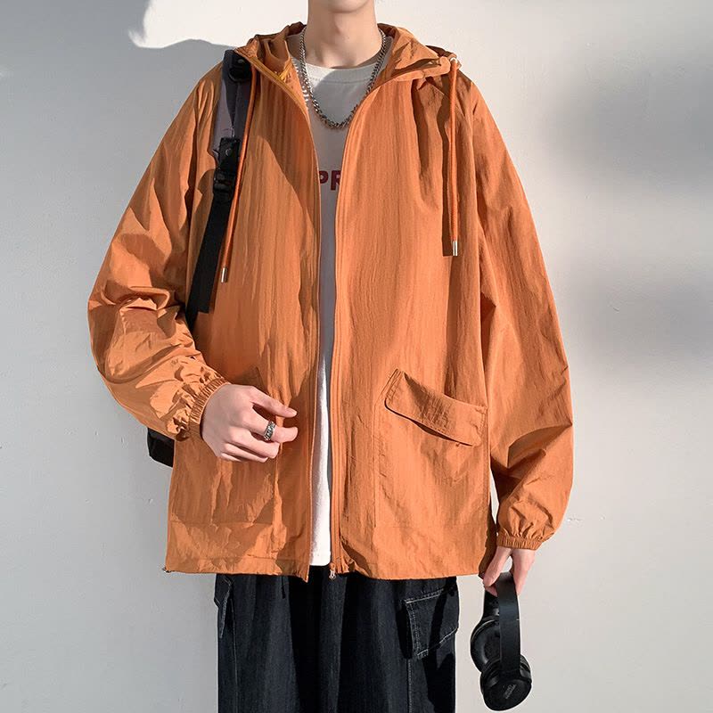 防晒衣男女情侣夏季户外轻薄透气连帽防紫外线防晒服登山运动外套图片