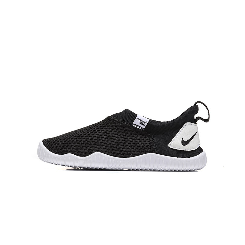 NIKE耐克男童休闲鞋网面舒适透气一脚蹬运动凉鞋943759 943759-003黑+黑+白 25码/适合脚长135mm