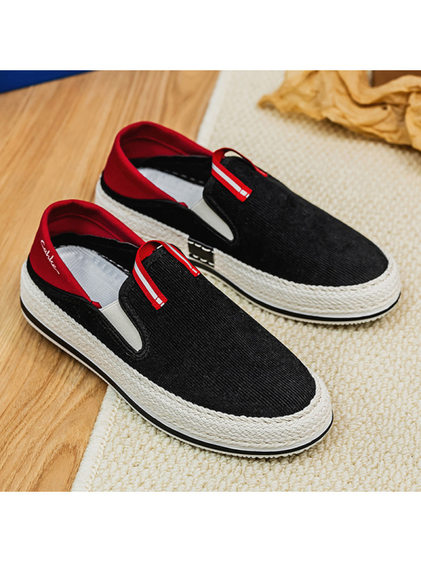 四季可穿男士2025年休闲舒适透气潮流时尚百搭日常新款男士布鞋