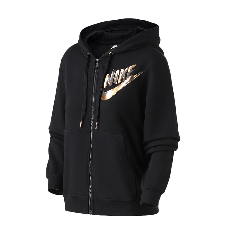 【自营】NIKE女装外套保暖针织时尚连帽夹克休闲运动服938958