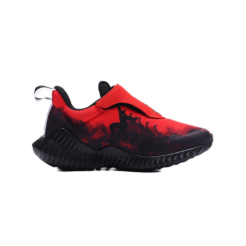 adidas童男小童鞋儿童鞋蜘蛛侠魔术贴运动休闲鞋D96878 D96878红色+黑色