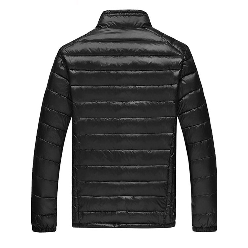 大羽羽绒服男短款修身男士立领轻薄羽绒服男装潮0315