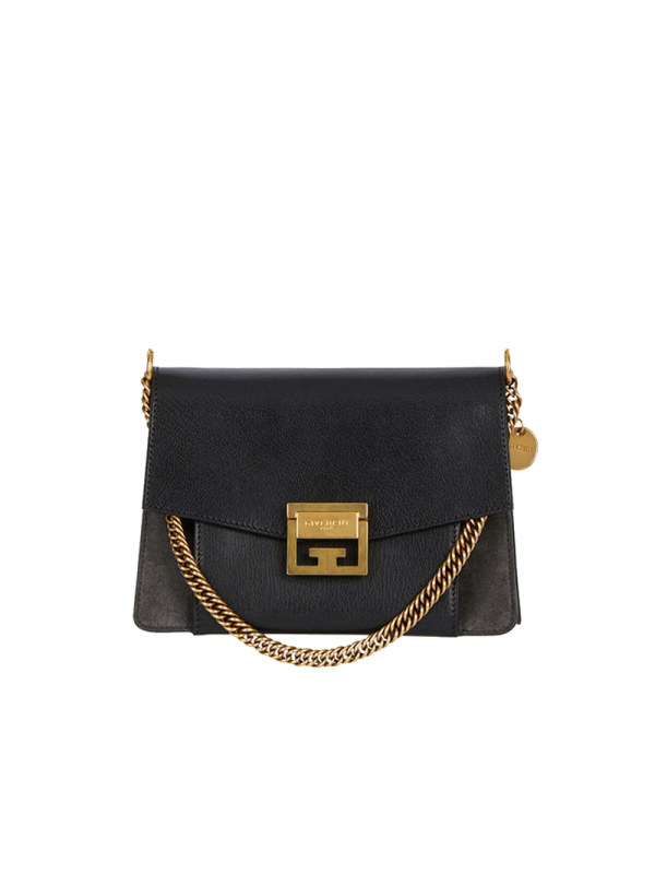 【预定】GIVENCHY/纪梵希 小号双色调皮革和绒面革包 BB501CB033