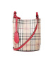 BURBERRY Lorne 经典格纹水桶包 小号 斜挎包