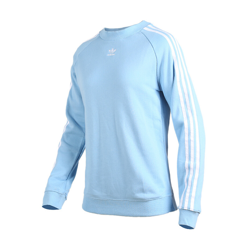 ADIDAS阿迪达斯三叶女子休闲长袖圆领套头卫衣DH3173