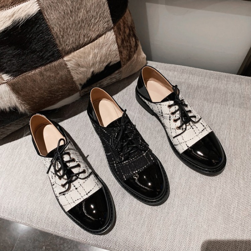 格瑞迪欧皮鞋女夏季2020新款韩版百搭系带单鞋软底舒适法式休闲鞋c017