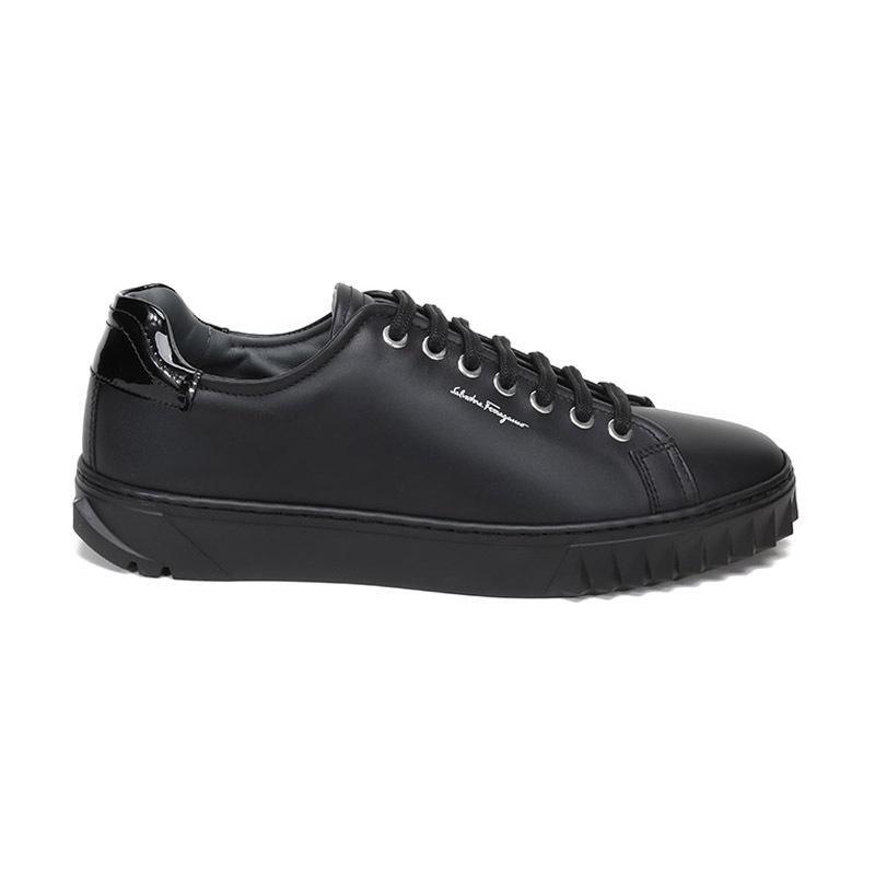 Salvatore Ferragamo 菲拉格慕 男士 CUBE系列牛皮系带休闲运动鞋板鞋 0686293 M