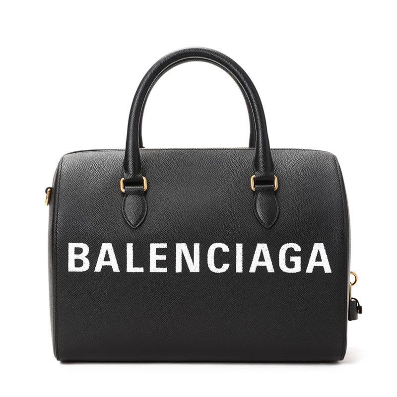 BALENCIAGA/巴黎世家 女包中号VILLE字母LOGO波士顿包 518804图片