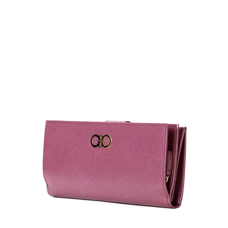 FERRAGAMO Double Gancio 长搭 钱夹22C654图片