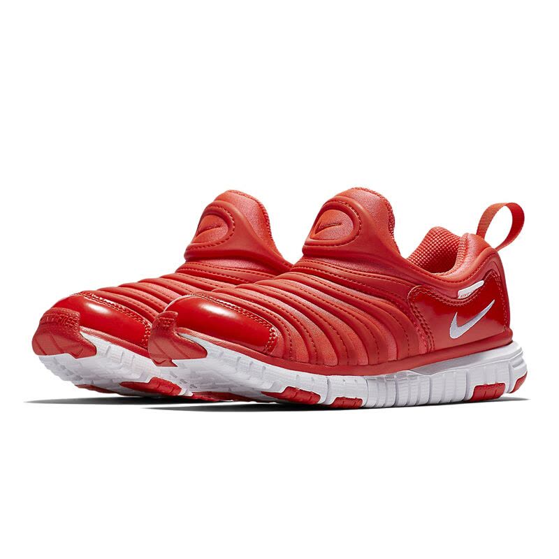 NIKE耐克童鞋春季休闲舒适缓震毛毛虫运动鞋343738-624图片
