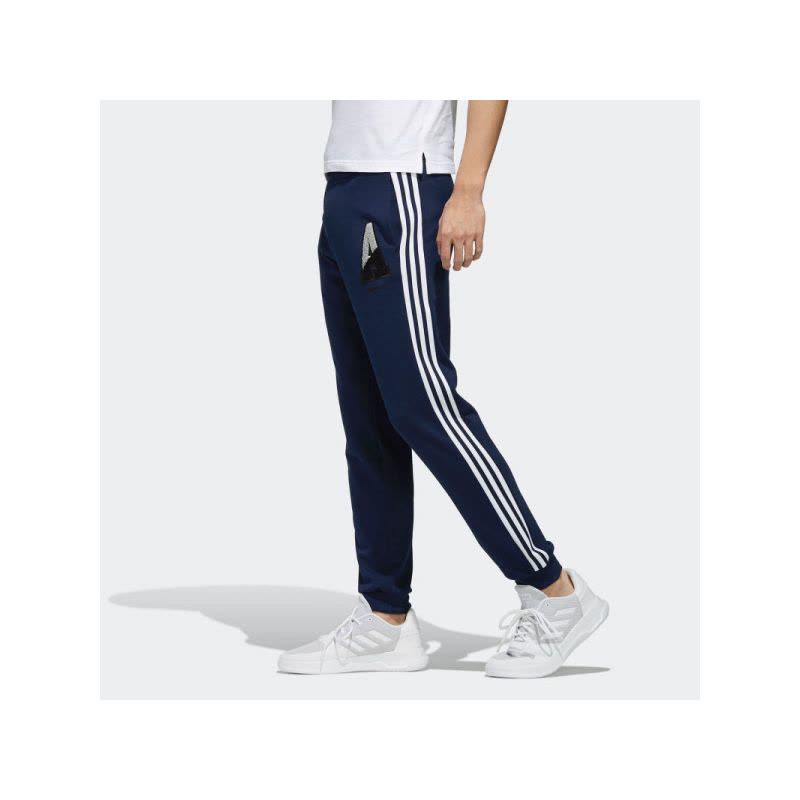 Adidas/阿迪达斯NEO男裤春秋新款运动休闲舒适针织收口长裤EI4751图片