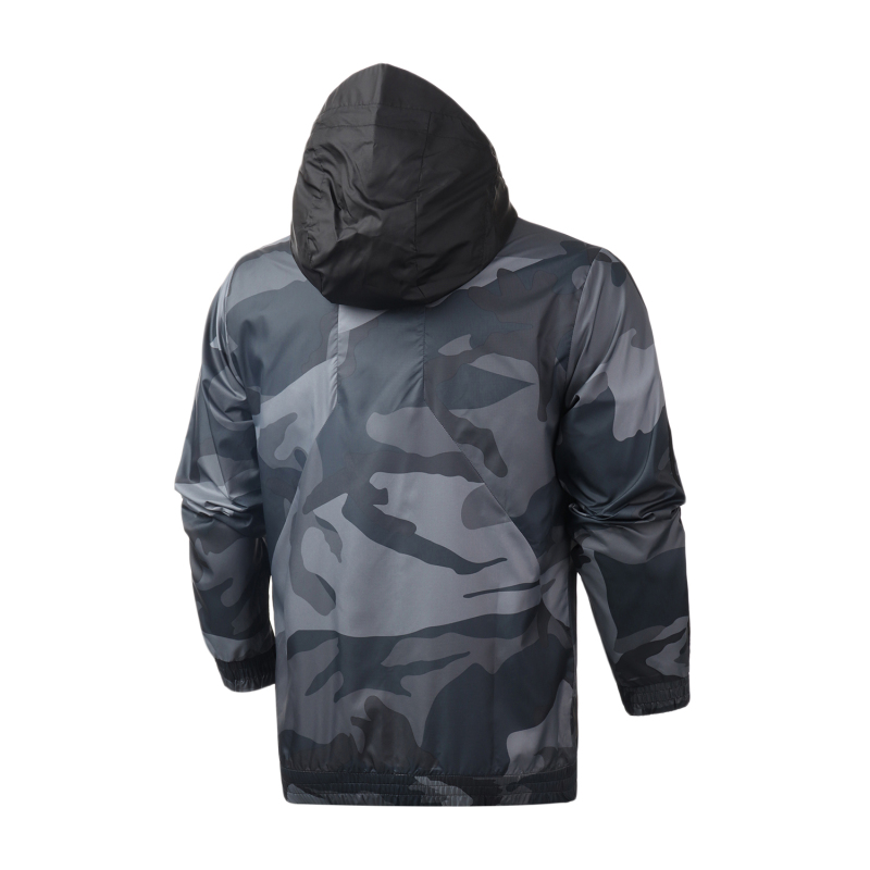 adidas阿迪达斯三叶草男装运动服迷彩防风连帽夹克外套FH6873