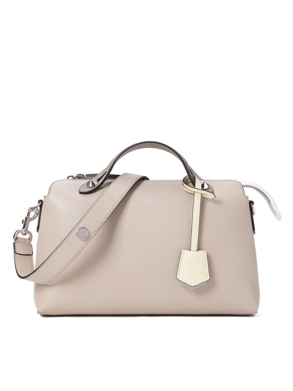 FENDI/芬迪 女包BY THE WAY拼色中号手拎斜挎包 8BL124