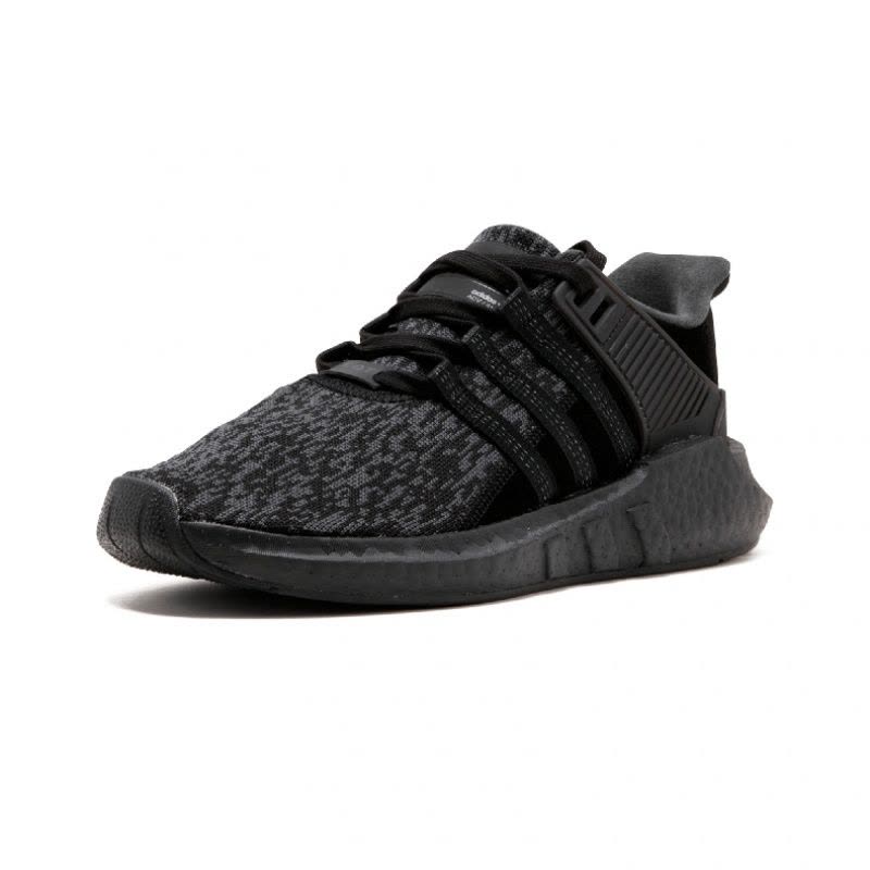 AdidasEQTSupport93/17三叶草全黑武士男跑步鞋-BY9512图片