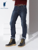 POLO SPORT 牛仔裤男秋冬直筒商务休闲男装修身型长裤简约舒适