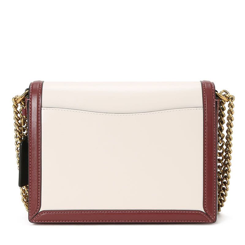 预订 COACH HUTTON包口盖包 单肩斜挎包 椭圆扣光面皮金扣 612图片