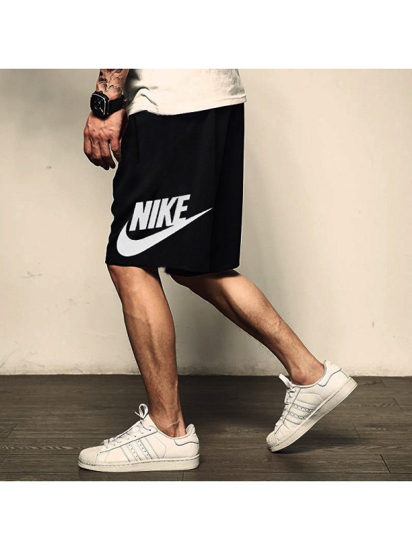 Nike耐克短裤男裤夏针织大码宽松跑步运动裤五分裤836278-010