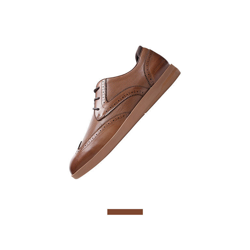 Skechers斯凯奇男鞋复古雕花商务休闲鞋设计师款舒适耐磨68630