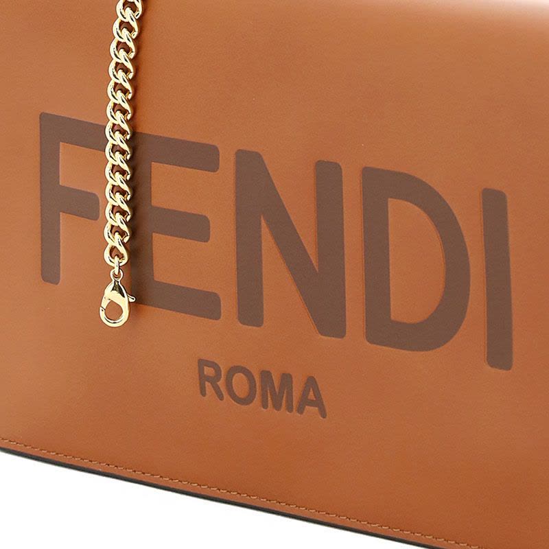 预售FENDI WOC LOGO标识 光面皮 女士手包 8BS006图片