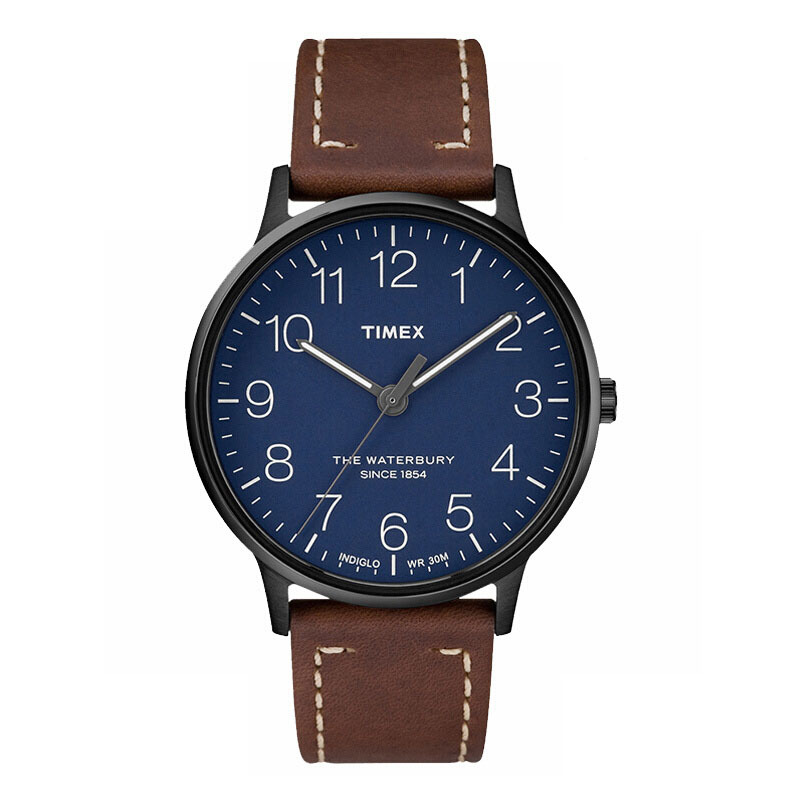 TIMEX/天美时 美国手表Waterbury系列石英运动休闲皮带男士手表潮流学生表 TW2R25700