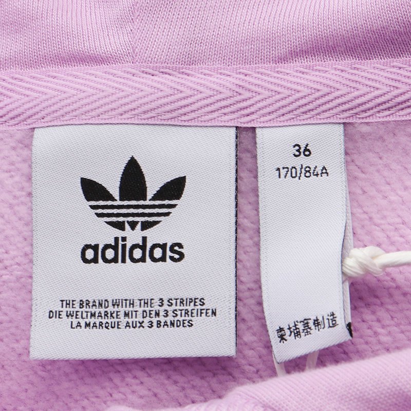 adidas阿迪达斯三叶草女装运动服休闲连帽卫衣FM1745