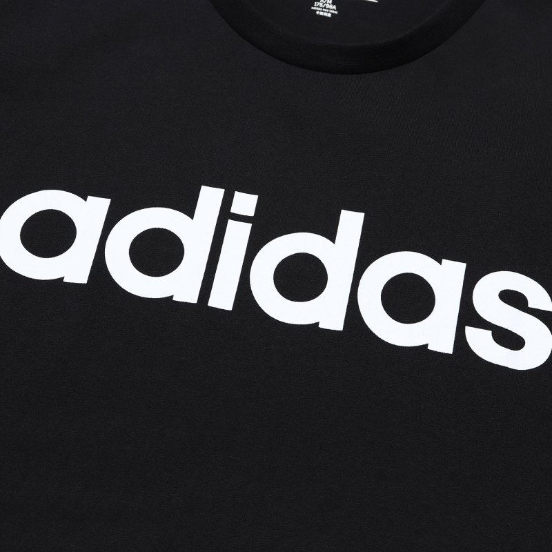 自营adidas阿迪达斯neo男装logo款运动短袖休闲圆领t恤衫ei4713