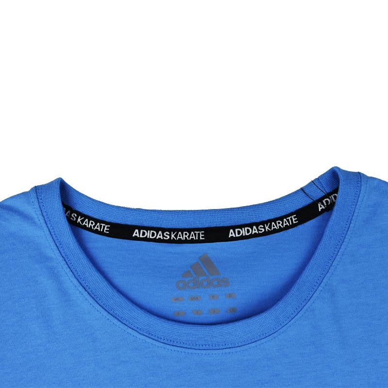 阿迪达斯adidas跆拳道男装训练跑步短袖运动休闲T恤图片