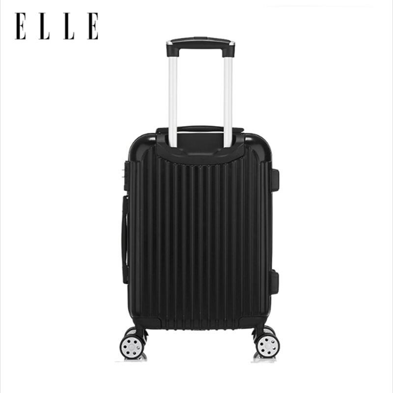 ELLE（她）飞机轮商务休闲20寸旅行箱61220 20寸+长款便携卡包/手拿包