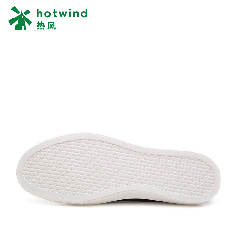热风hotwind板鞋男休闲鞋时尚舒适男士拼色休闲鞋潮流H17M7102