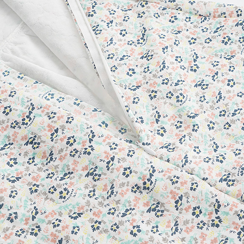 婴姿坊女童春秋新款套装小女孩公主淑女碎花连衣裙开衫小外套套装