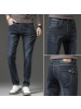韩版时尚男士弹力牛仔裤男春季常规宽松小直筒长裤百搭休闲运动裤
