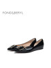 Fondberyl/菲伯丽尔方扣漆面牛皮女单鞋FB71114002