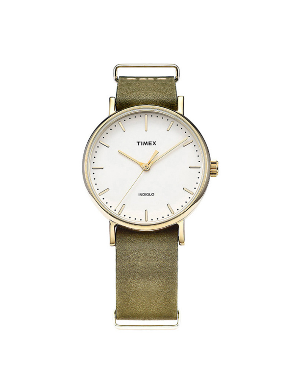 美国timex天美时手表女简约时尚潮流皮带防水石英女表tw2p98400