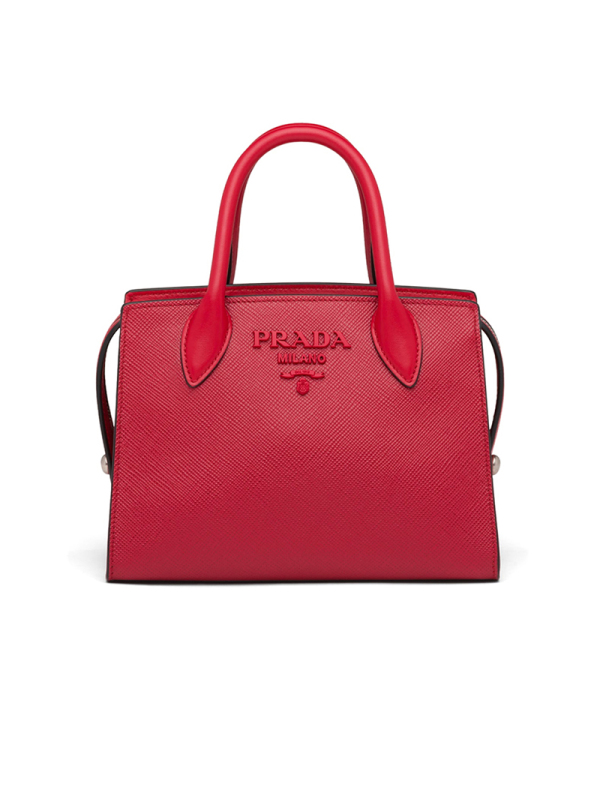 预订 20春夏款PRADA Saffiano 皮革手袋1BA269 NOO 22*16.5*11.5CM