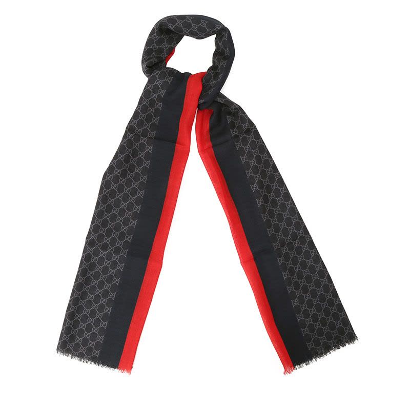 预售 GUCCI 围巾 小G双G印花款497915 男女同款围巾图片
