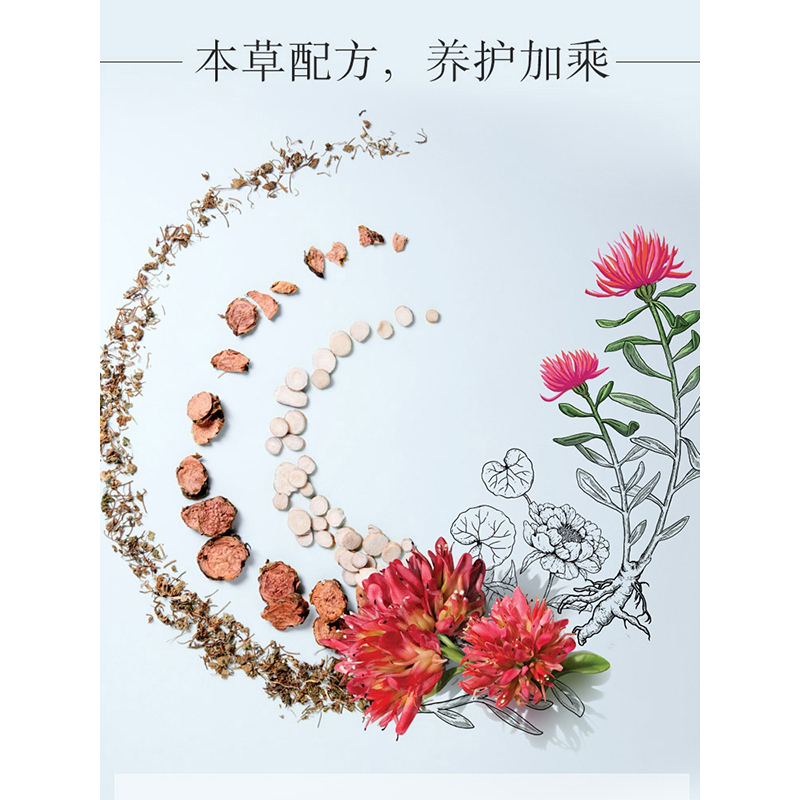 相宜本草 红景天莹透幼白尊享套装(洁面膏+精华水+精华乳+BB霜)