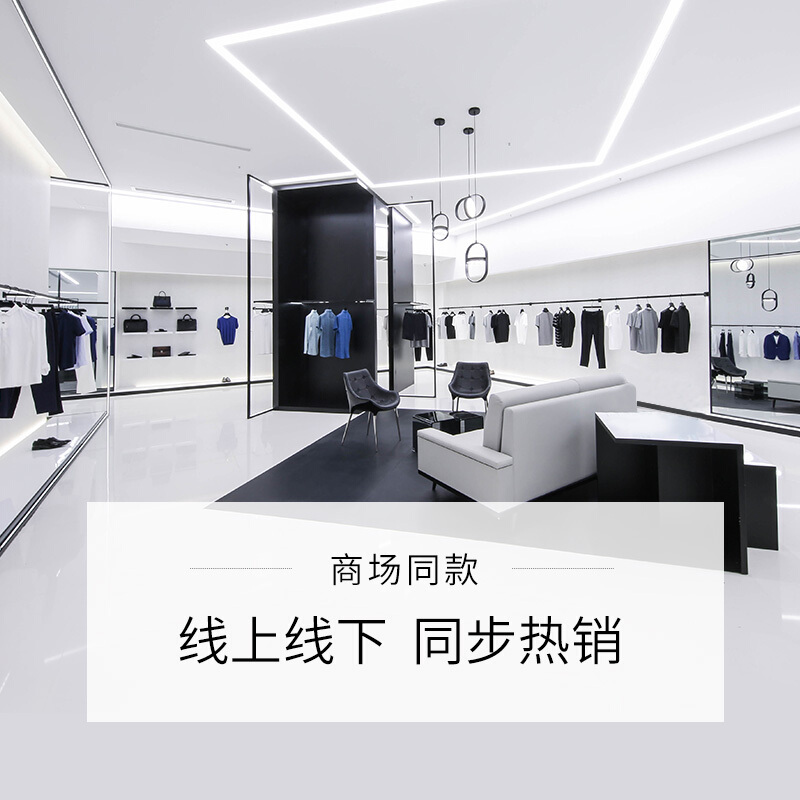Brloote/巴鲁特男士商务休闲纯羊毛夹克 棒球领夹克外套 春秋装 黑色