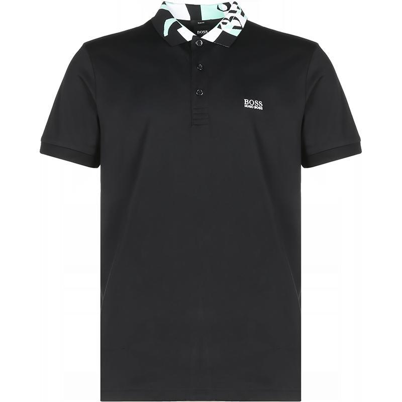 HUGO BOSS 雨果博斯 男士 棉质修身版短袖POLO衫 50430673