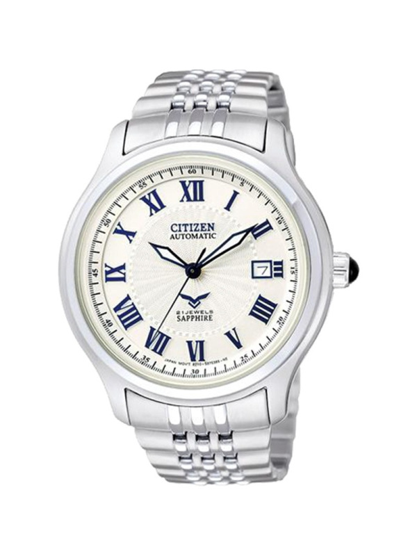 西铁城citizen手表男士休闲时尚手表不锈钢表带自动机械男表nj216655b