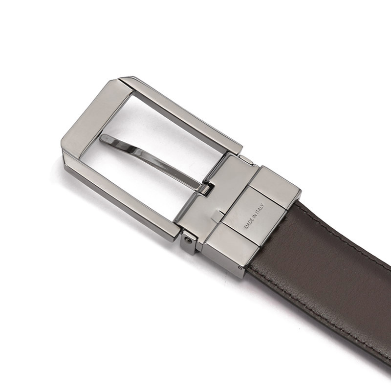 杰尼亚zegna男士牛皮可裁剪双面旋转皮带腰带lhmavb011rz
