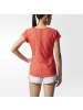 Adidas阿迪达斯女装夏季运动服休闲透气户外短袖T恤CF3658