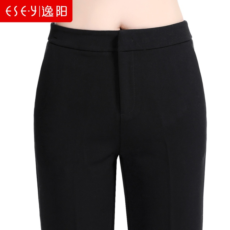 2018秋新款烟管裤女韩版修身哈伦学生小西裤烟筒裤子女70276