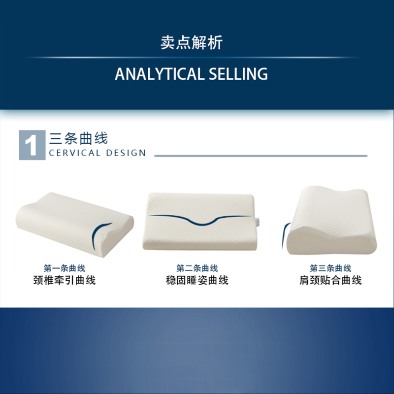 意尔嫚 护颈枕学生单人枕头记忆棉成人枕芯慢回弹记忆枕